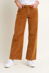 Cord Wide Leg Trouser Tan