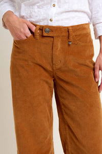 Cord Wide Leg Trouser Tan