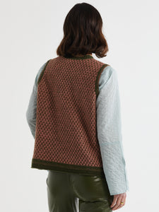 Lambswool Vest Olive