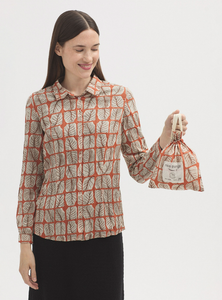 Square Leaves Bag Shirt