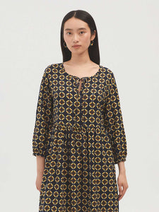 Beehive Print Dress