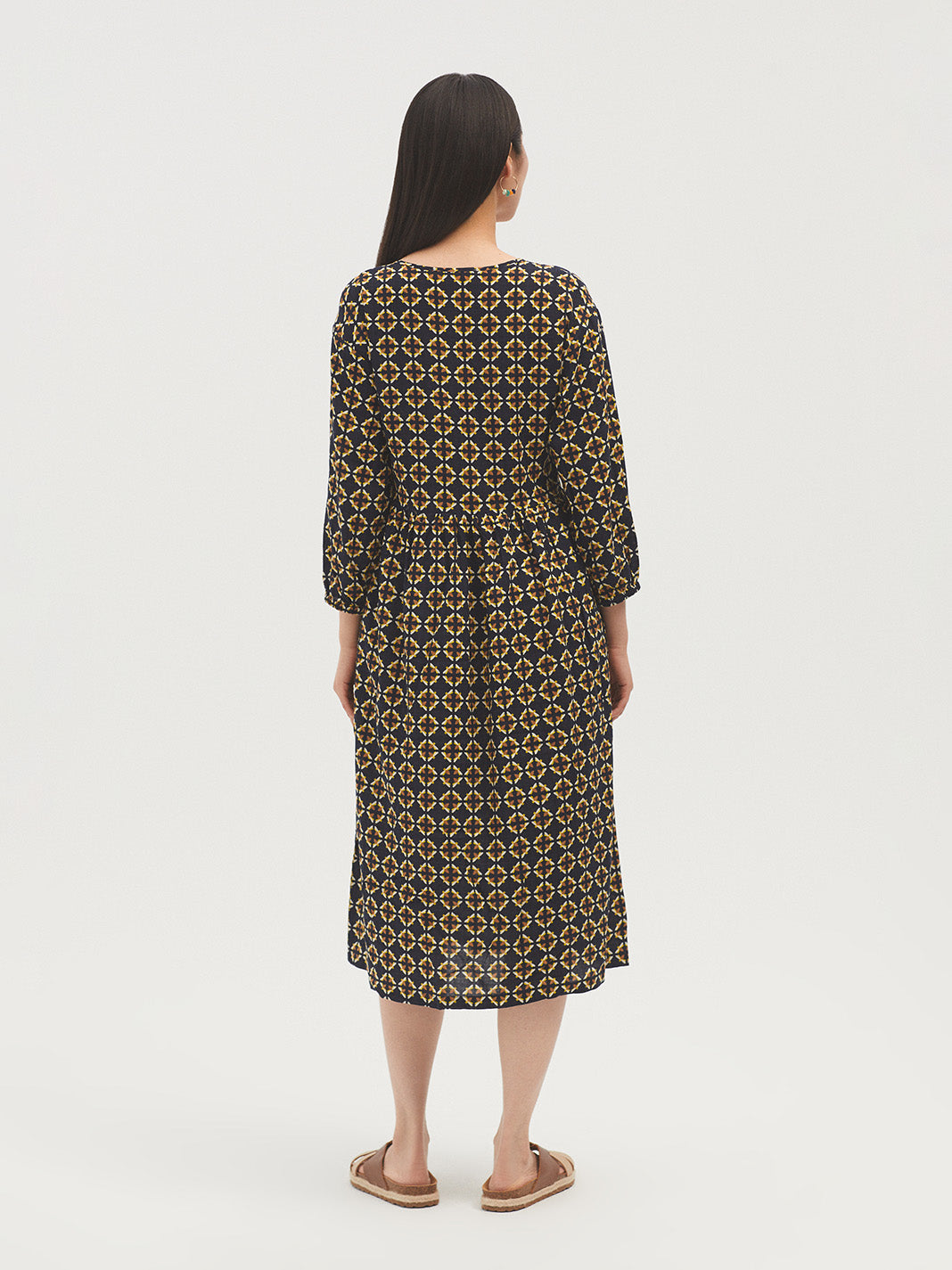 Beehive Print Dress