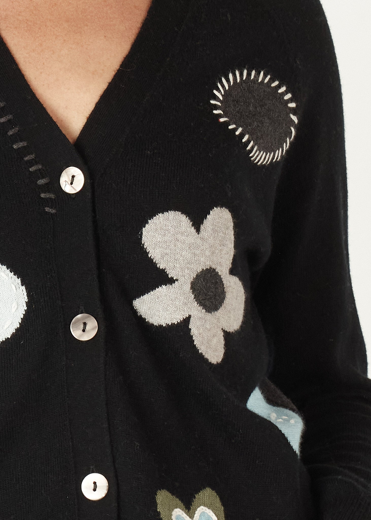 Happy Cardigan Black