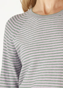 Essential Stripe Crew Moss