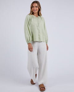 Foxwood Elina Wide Leg Pant Vintage White